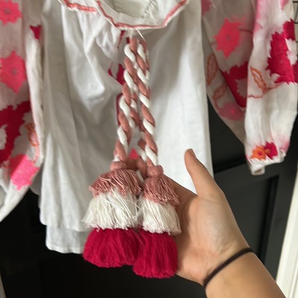 MISA Selena‎ Top in White Multi. Size XS - Picture 8 of 13